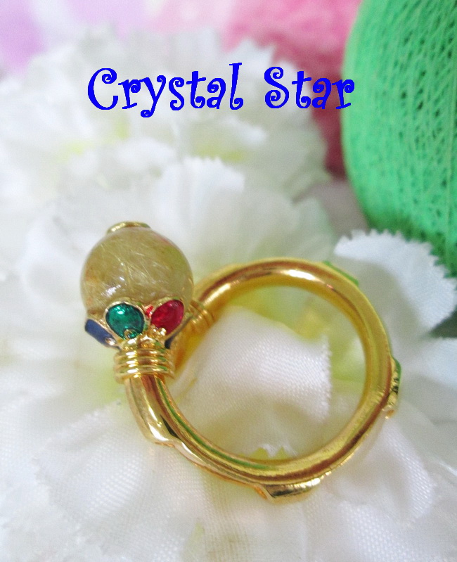 แหวนหางช้าง+ไหมทอง