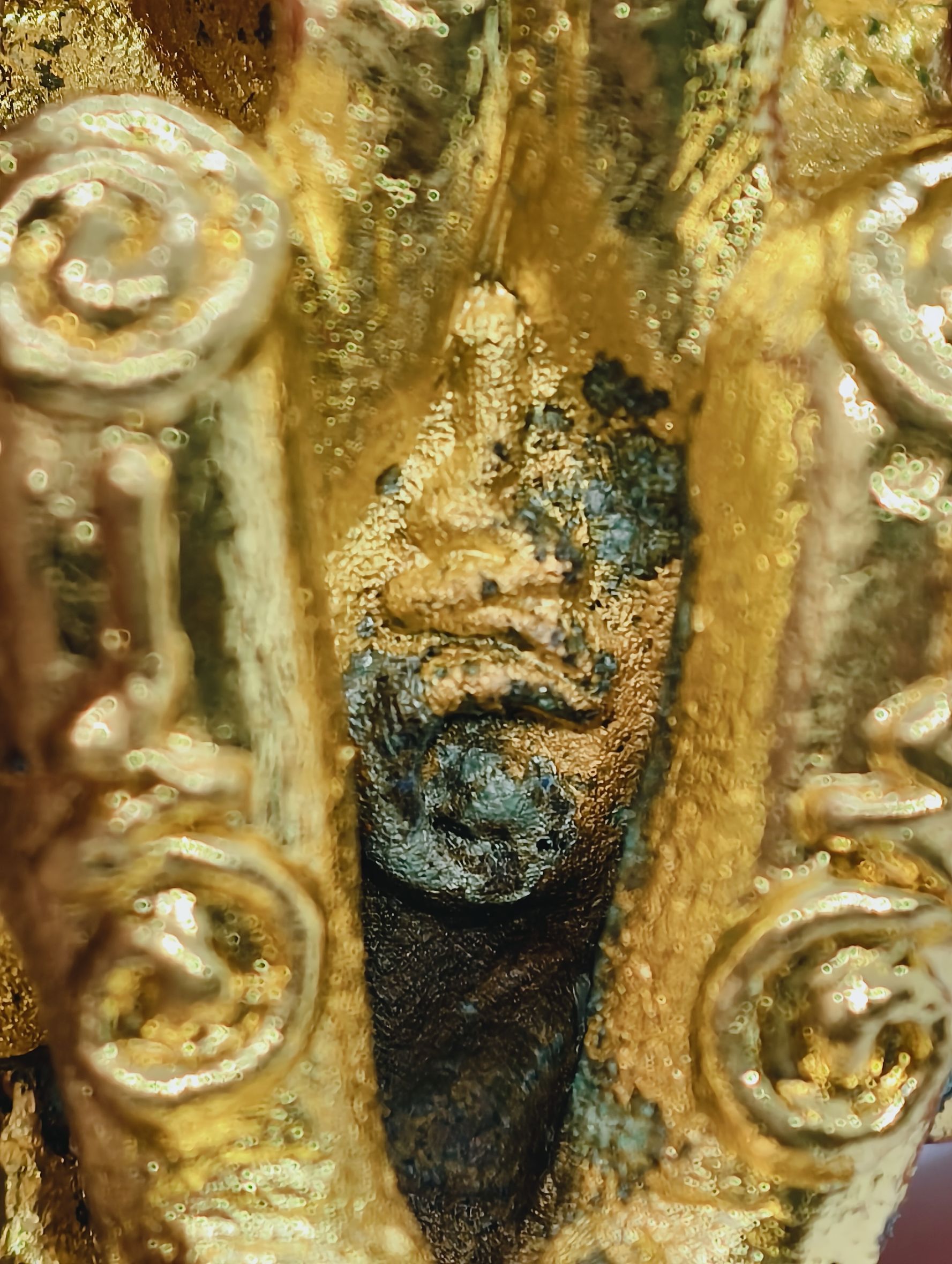 หลวงปู่เปลื้อง วัดพังดาน พระปิดตาในครรภ์ โนราห์ชาตรี รุ่นแรก พิมพ์ใหญ่ KA2588