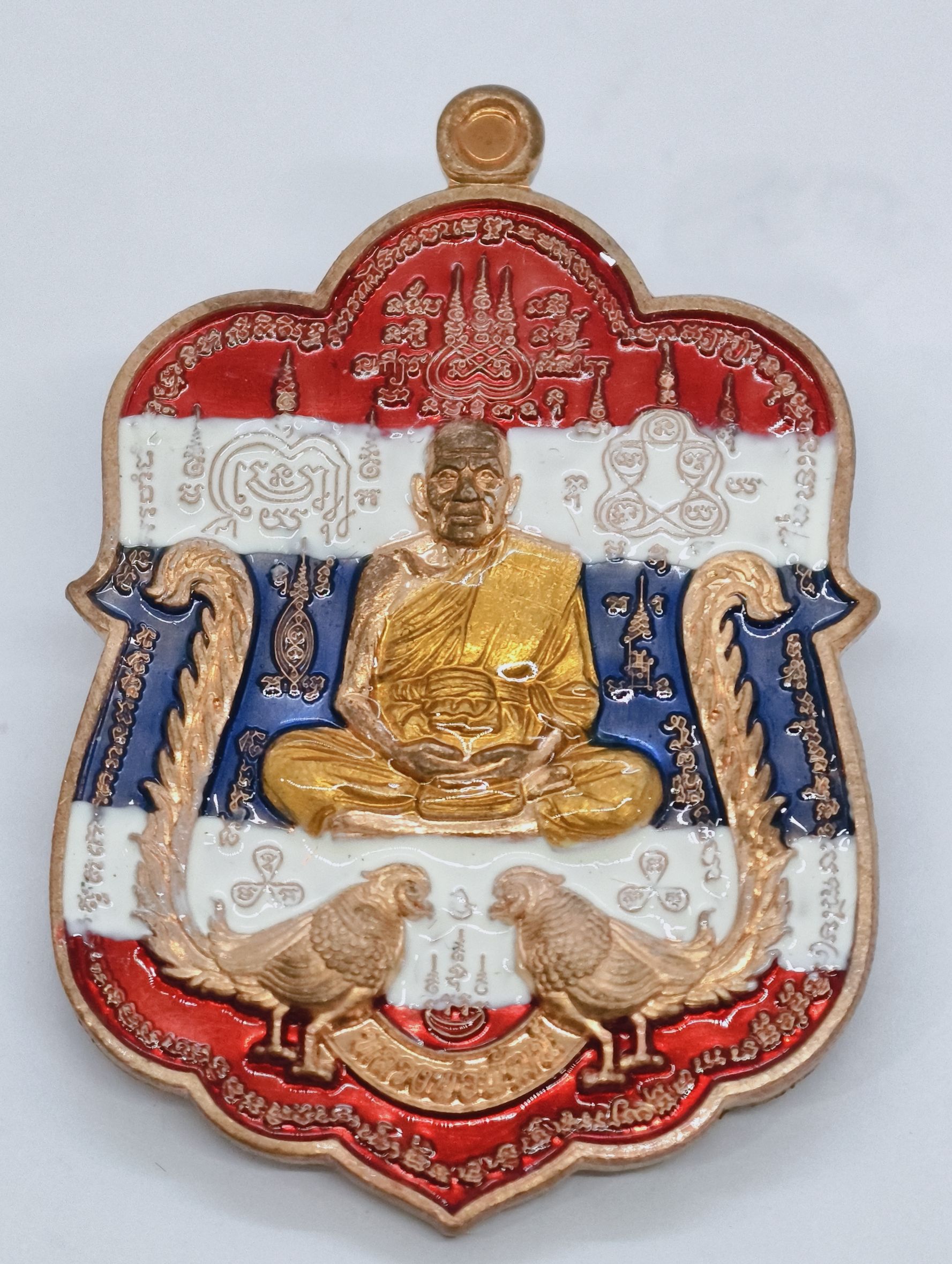 หลวงพ่อพัฒน์ วัดห้วยด้วน มหายันต์ รวยหมื่นล้าน กล่องเดิม (KA2104)