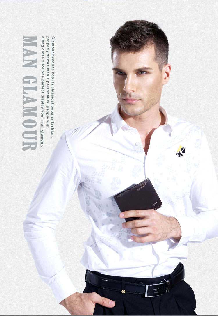 กระเป๋าสตางค์ผู้ชาย SEPT WOLVES รหัส SW002 สีดำ