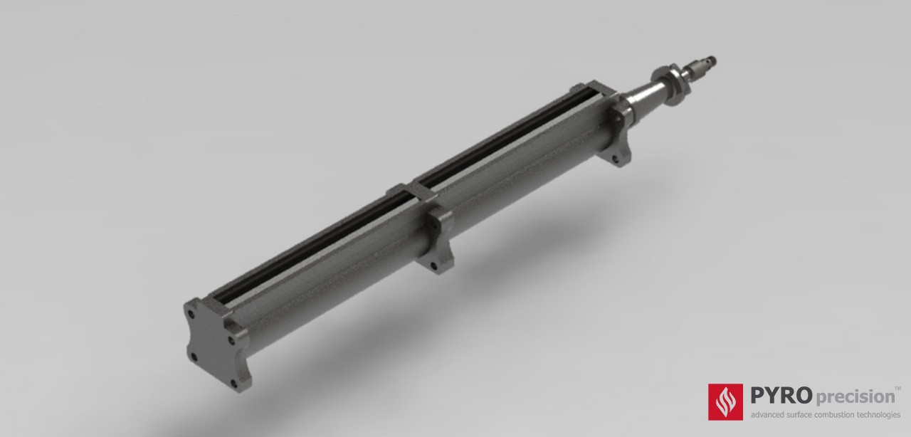 หัวเตาแก๊ส ตรงยาว LD305-ST-2 Linear Modular Tank Heating Burner (Venturi) ความยาวโมดูล 30ซม - 3.0ม กำลัง 6-60 กิโลวัตต์ สำหรับถังต้มถังต้มอุตสาหกรรมทรงสี่เหลี่ยม