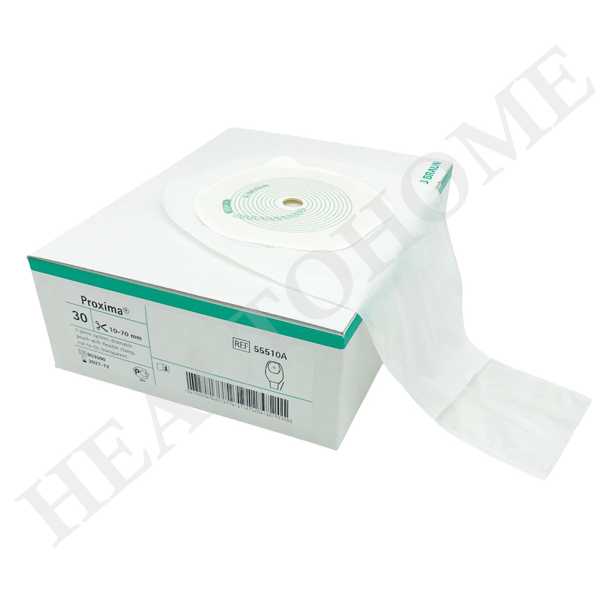 Proxima ถุงอุจจาระหน้าท้อง แบบชิ้นเดียว ขนาด 10-70 มม. (Colostomy Bag)