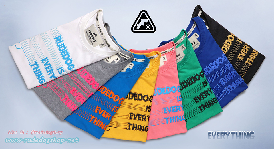 เสื้อยืดแขนสั้นผู้หญิง rudedog รุ่น EveryThing (เอฟเวรี่ติง)