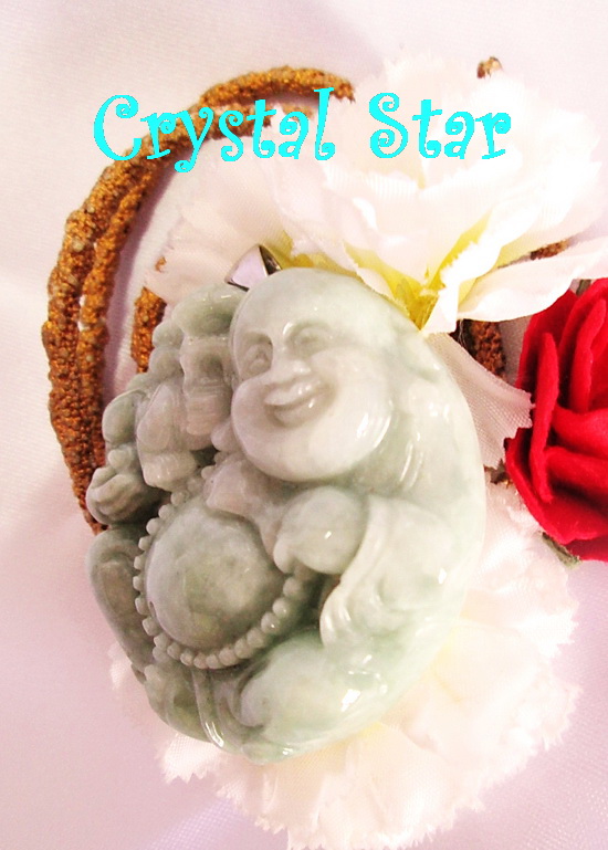 ขายแล้วค่ะ! จี้พระสังกัจจาย (หยกพม่า)