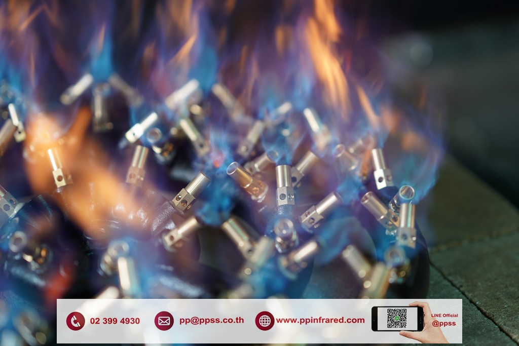 หัวเตาแก๊ส JB88 Jet Gas Burner 700,000 BTU/hr ขนาด Ø 520 มม. สำหรับถังต้มอุตสาหกรรม