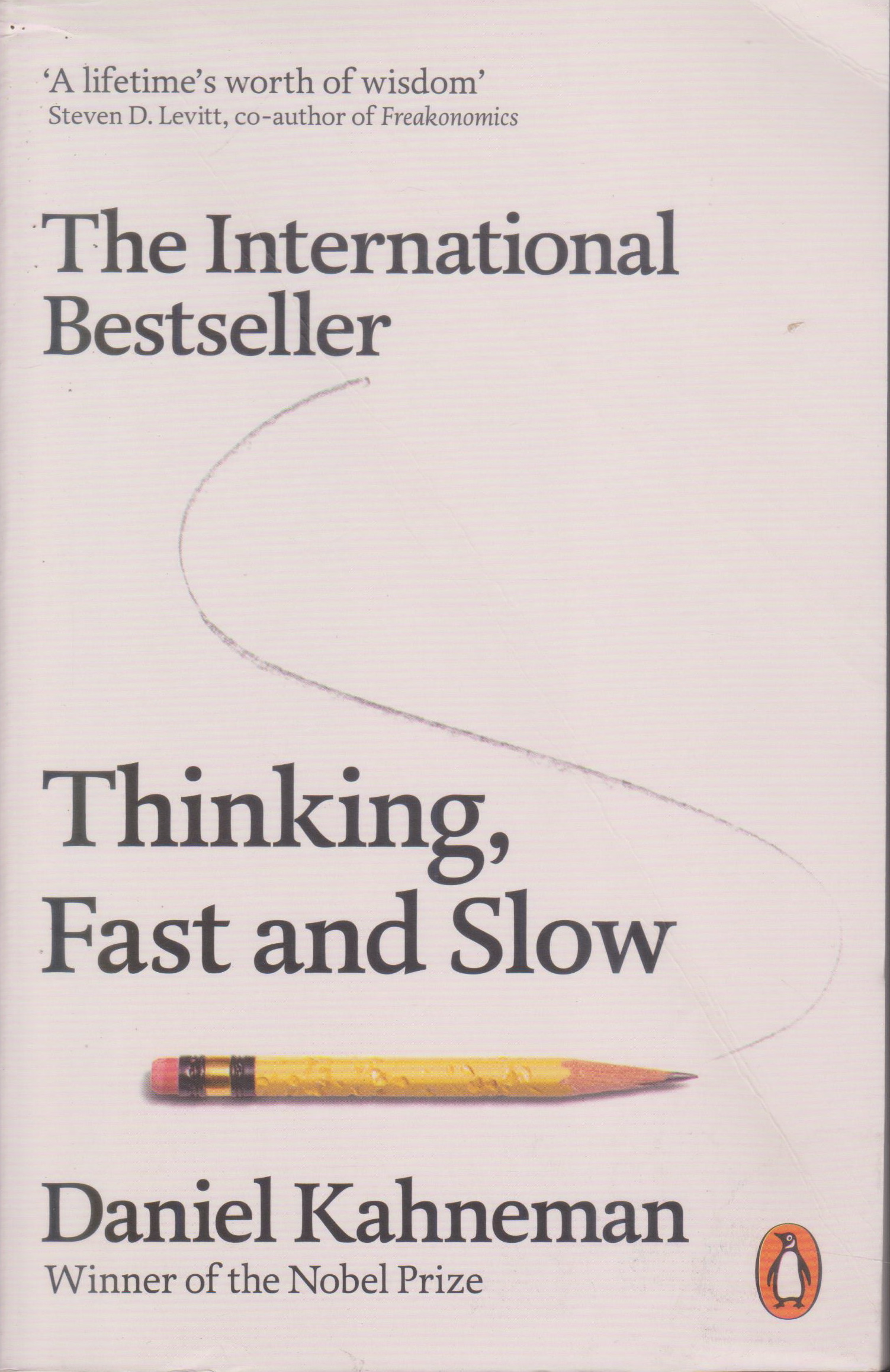 หนังสือภาษาอังกฤษ Thinking, Fast and Slow by Daniel Kahneman
