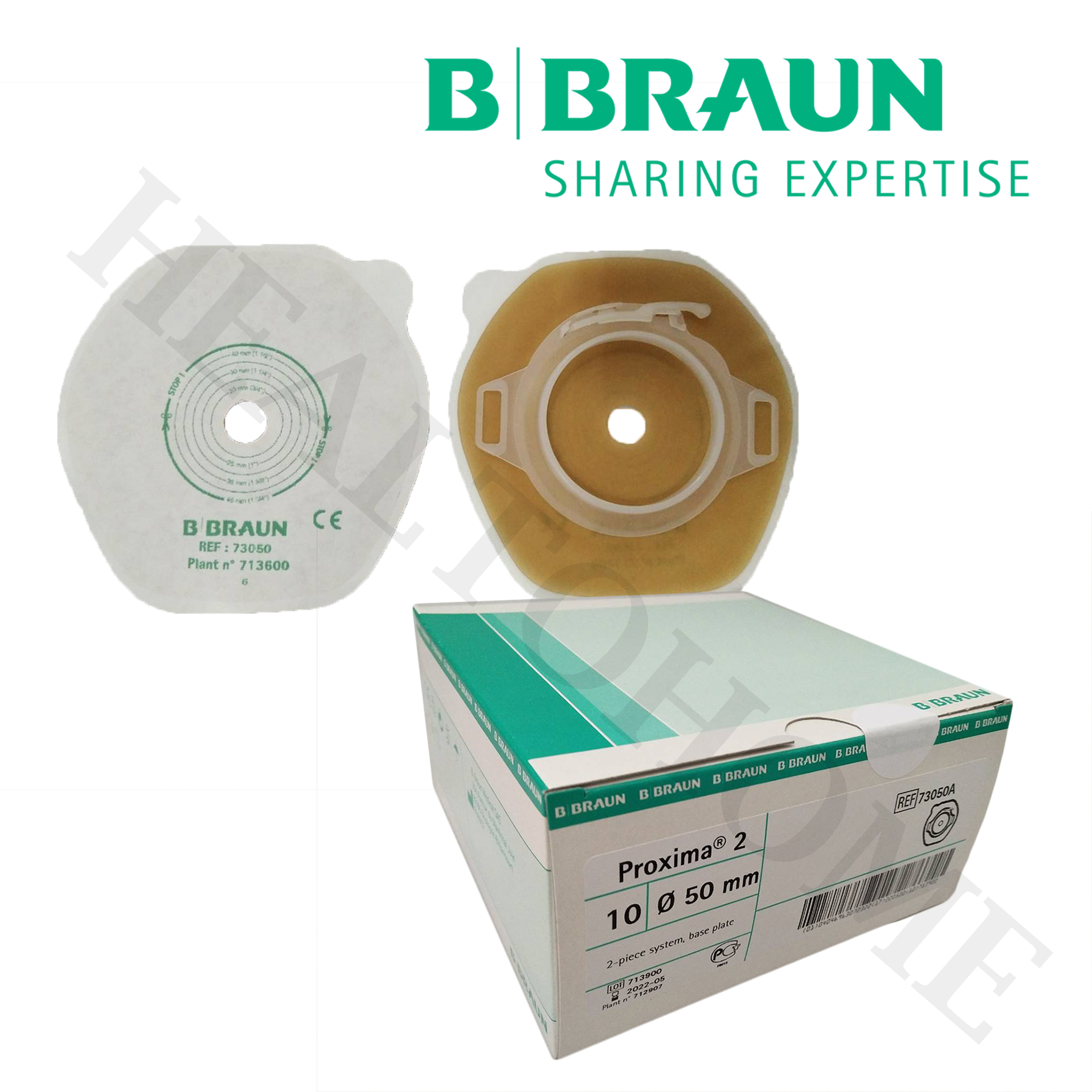 Proxima2 แป้นสำหรับติดถุงหน้าท้อง (เฉพาะแป้น ไม่รวมถุง)