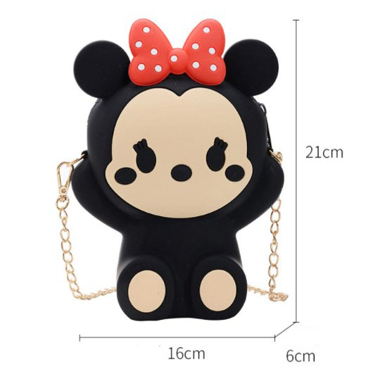 กระเป๋าซิลิโคน Mickey มีสายสะพาย