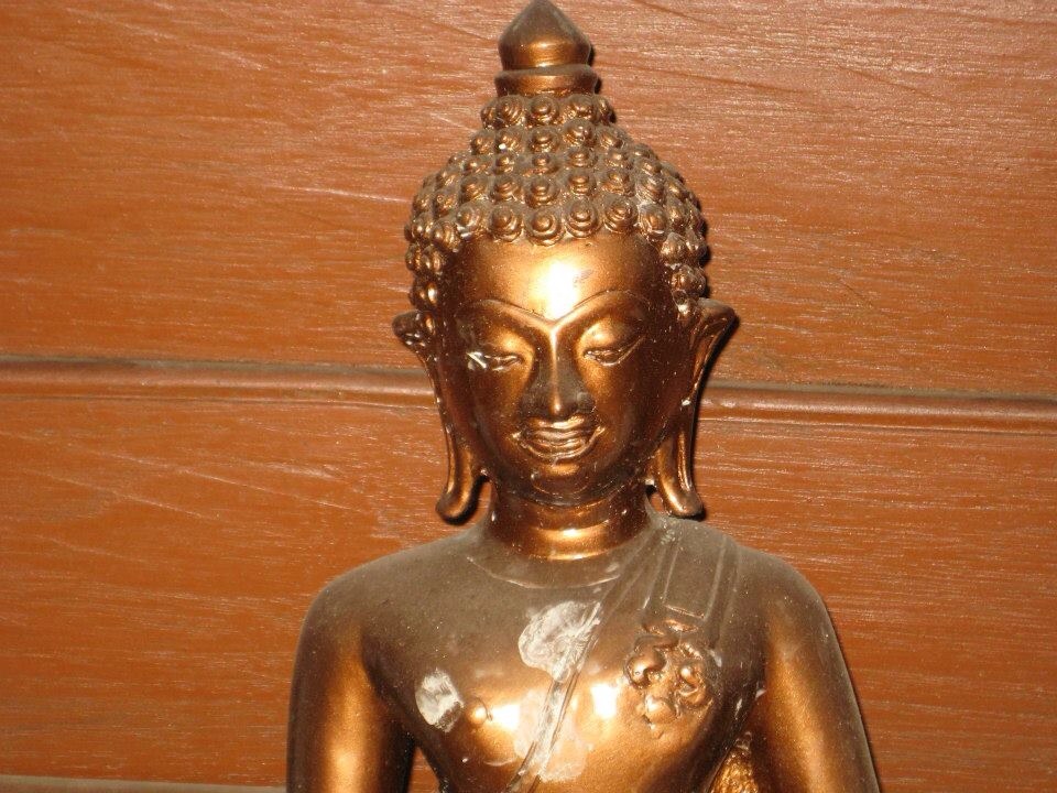 พระเชียงแสน สิงห์ 1 (องค์ครู) ฐานบัว 2 ชั้น วัดท่าเกษม อ.สวรรคโลก จ.สุโขทัย