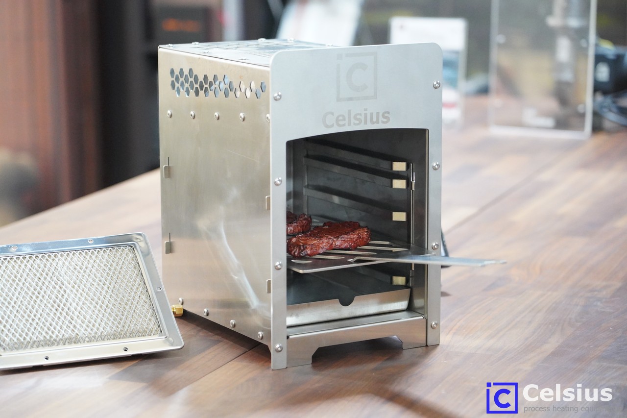 CELSIUS ANYxGRILL TOP INFRARED STEAK GRILL - CEARMIC BURNER l เตาย่างสเต็กอินฟาเรดความร้อนสูง ชนิดเซรามิคส์