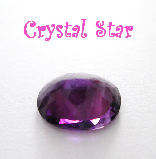 พลอยอเมทิสทรงไข่