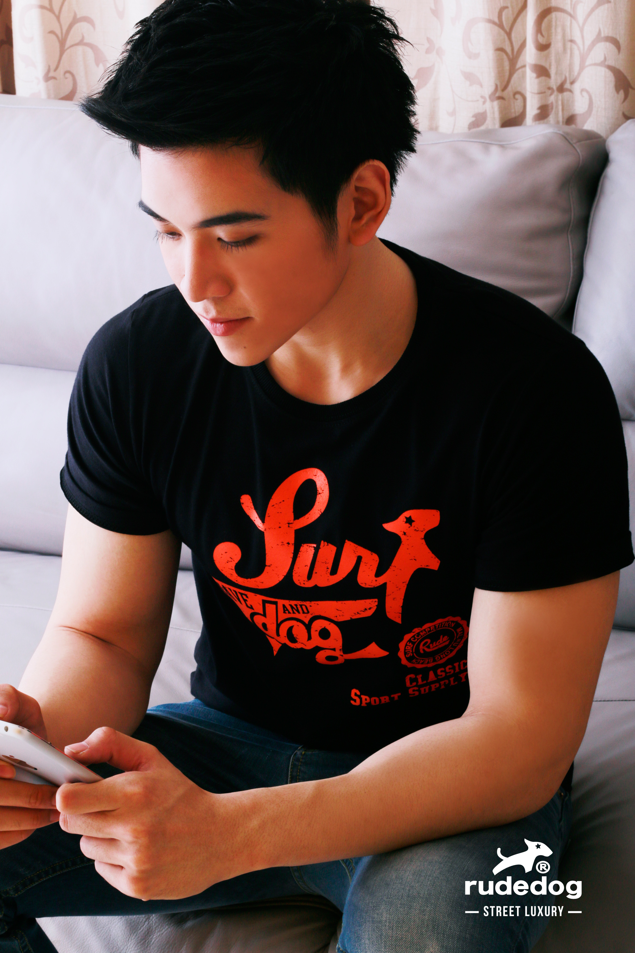 เสื้อยืด Rudedog รุ่น Surf Size L