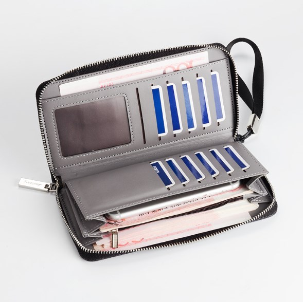 กระเป๋าสตางค์ผู้ชายแบบซิปรอบ [MZ-025]