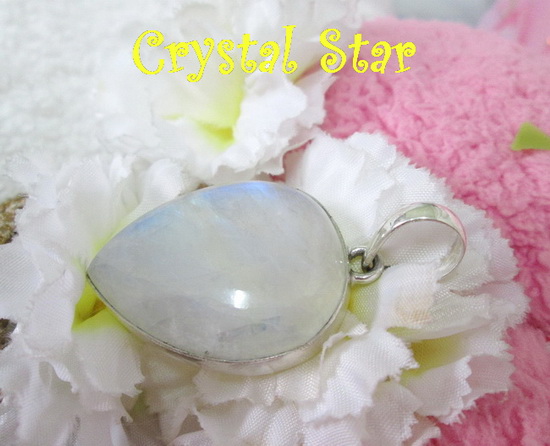 จี้ Moonstone หยดน้ำใหญ่