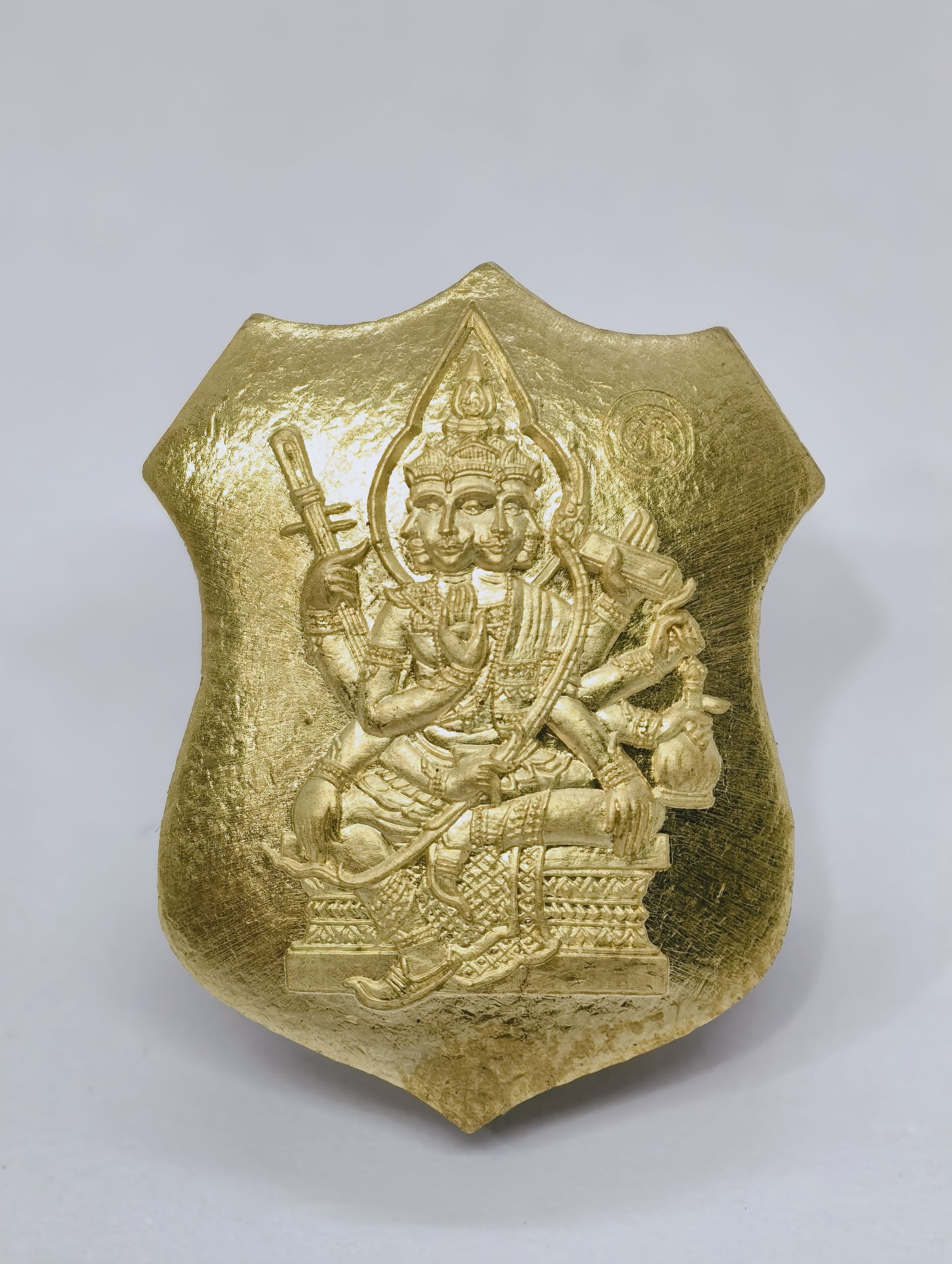 หลวงปู่มหาศิลา วัดโพธิ์ศรีสะอาด พระพรหมน้อย หลัง มวลสารของหลวงปู่ KA7256