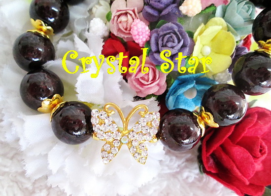 สร้อยข้อมือโกเมน