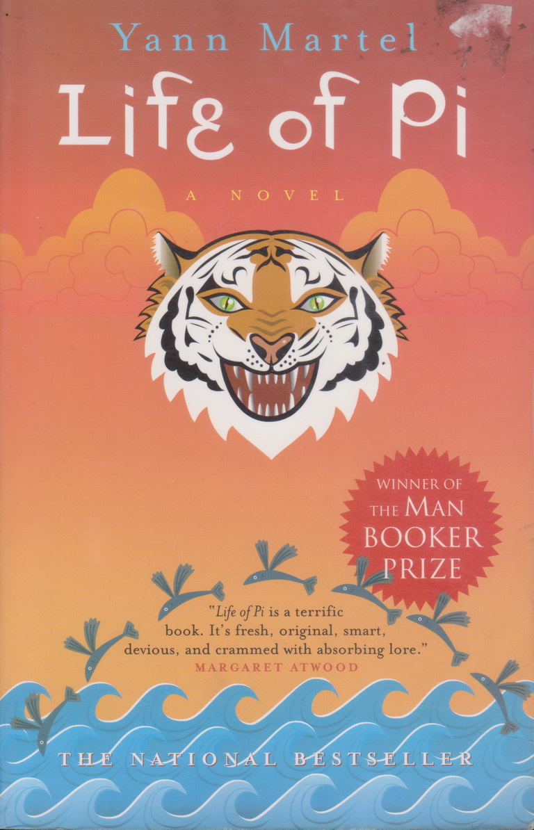 นิยายภาษาอังกฤษ Life of Pi by Yann Martel (*มีรอยสติกเกอร์มุมขวา)