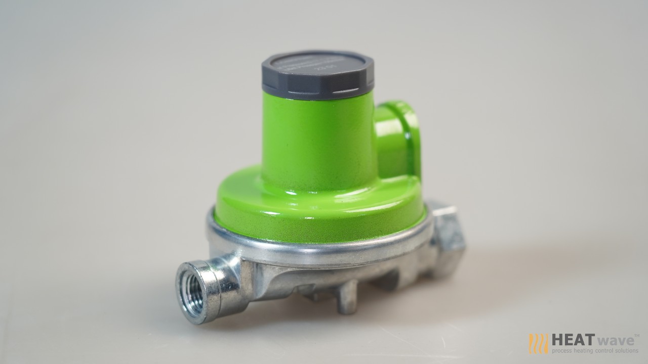 Low Pressure Regulator for LPG, Output 50-100mbar, Size 1/4" x 3/8" NPT