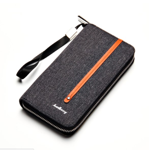 กระเป๋าสตางค์ผู้ชายใบยาวซิปรอบ MZ-023