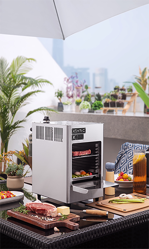 KOMPAC x PYB-2B 800°C Propane Steak Broiler Grill for Restaurant and Camping l เตาย่างสเต็กอินฟาเรด 800องศาเซลซียส หนึ่งหัวเตา ระบบแก๊สเปิด-ปิดอัตโนมัติ