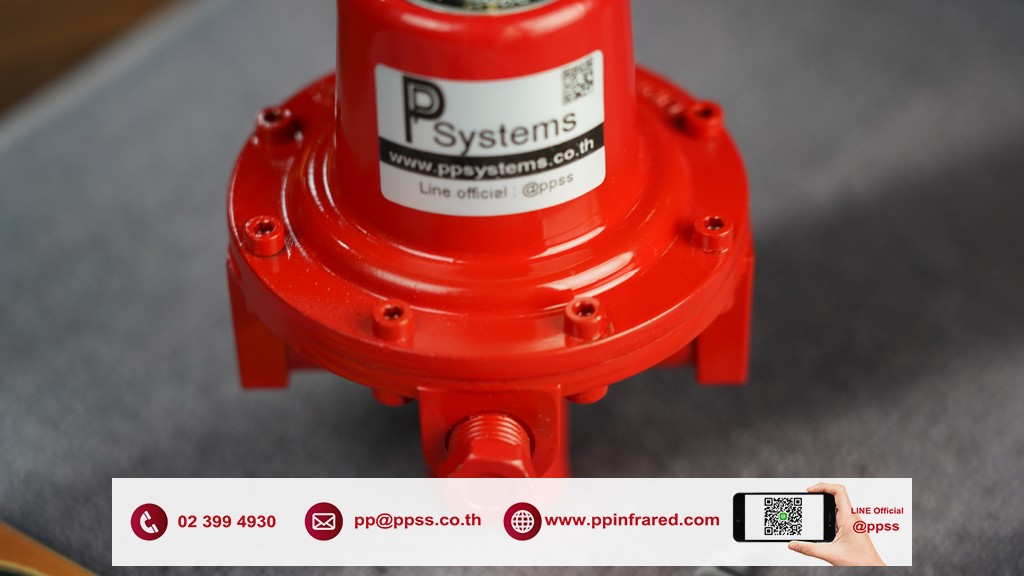 WARMFVALVE High Pressure Regulator for Gas 1/4" (0.5-2.1 bar) l หัวปรับแรงดันแก๊ส ชนิดแรงดันสูง