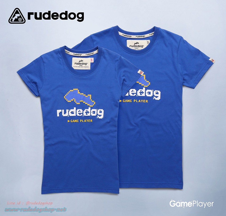 เสื้อยืดแขนสั้นผู้หญิง rudedog รุ่น Game Player (เกมส์-เพลย์เยอร์)