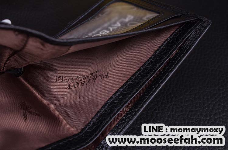 กระเป๋าสตางค์ผู้ชาย PL003 [สีน้ำตาล]