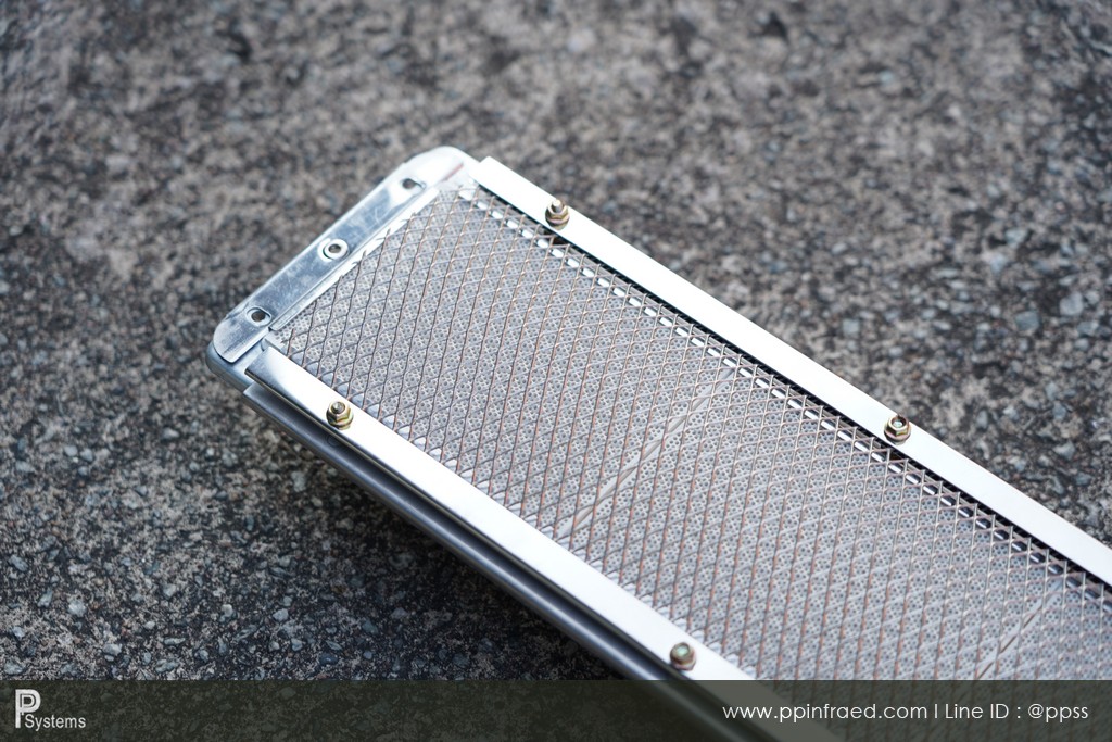 หัวเตาอินฟาเรด KOMPAC MC-20 6.3kW เหล็กแผ่นขึ้นรูปชุบอลูมิเนียม ขนาด 585x132x79