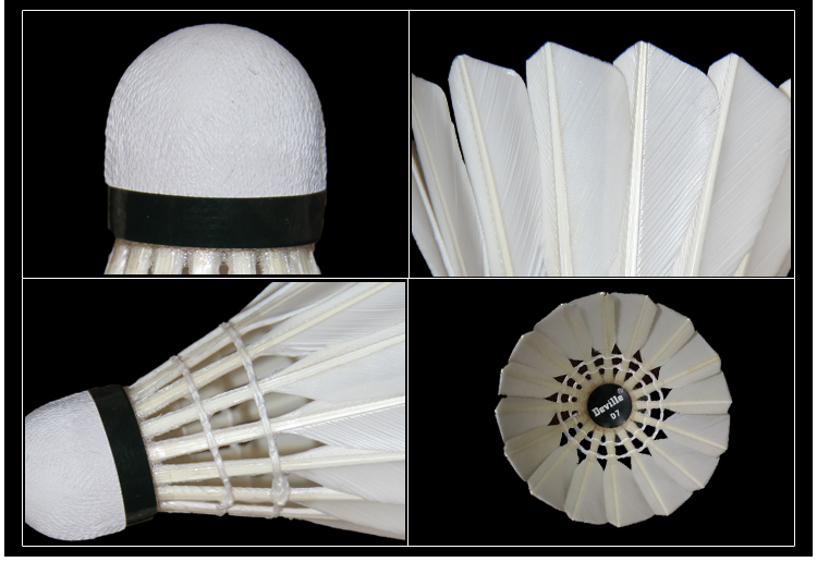 ลูกแบด ลูกแบดมินตัน ลูกขนไก่ Deville Badminton Shuttlecock