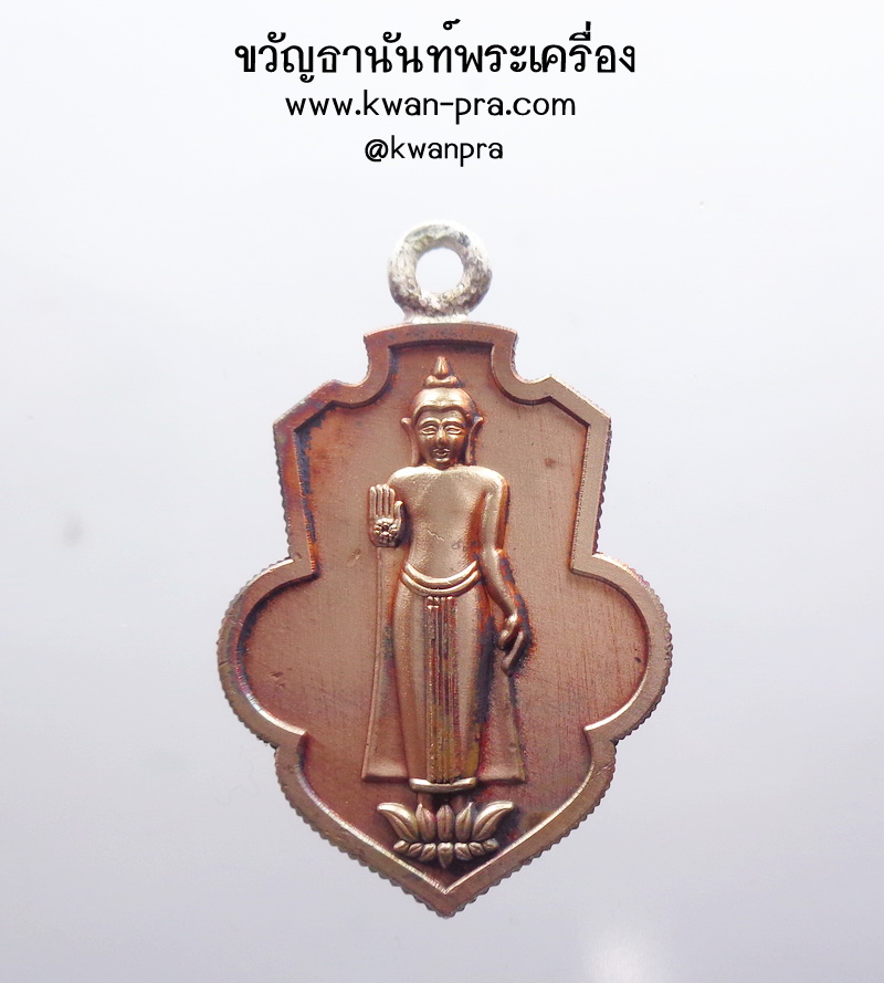 หลวงพ่อธรรมจักร วัดธรรมามูล เหรียญมหาพุทธานุภาพ สองราช (KP4146)