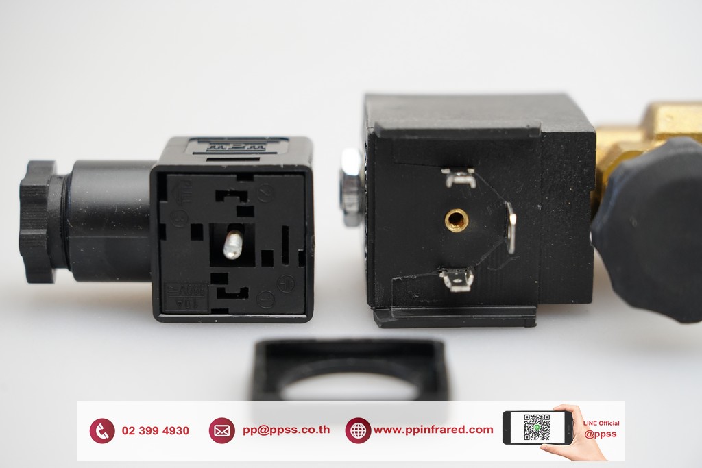 Flow Control Gas Solenoid Valve 1/4" 230V IP65 l โซลินอยวาล์วแก๊ส ชนิดปรับอัตราการไหลได้