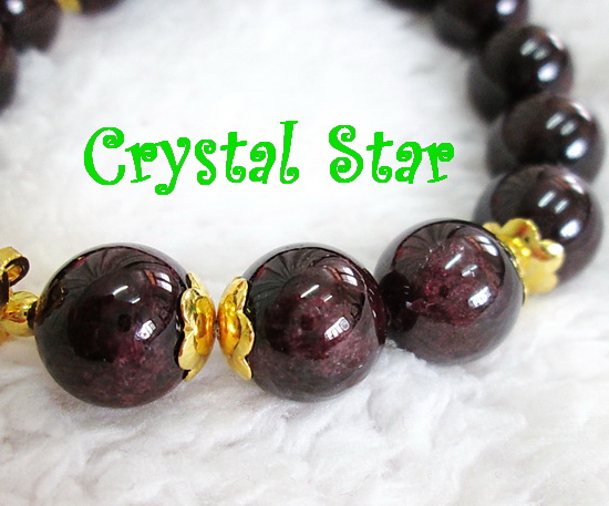 สร้อยข้อมือโกเมน