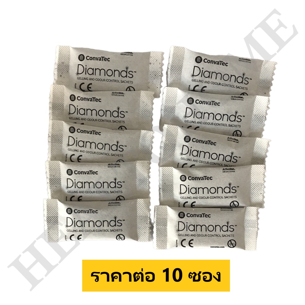 ถุงดับกลิ่น DIAMONDS GELLING AND ODOUR CONTROL SACHETS x10 ชิ้น