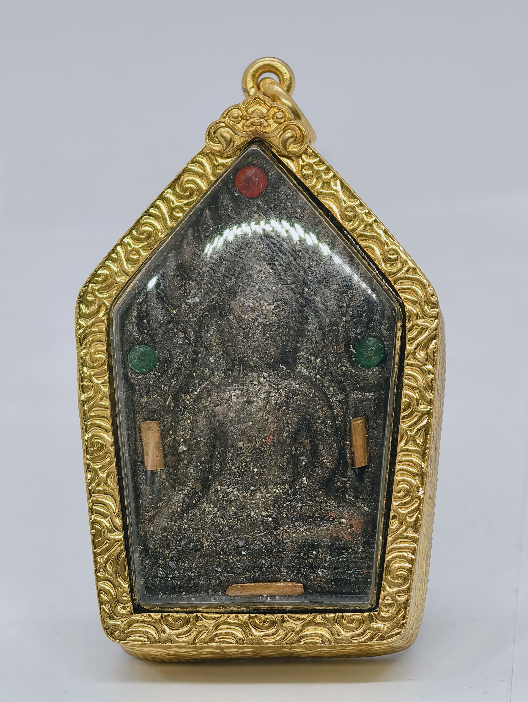 หลวงปู่มหาศิลา สิริจันโท พระผง ขุนแผน รุ่น รวมแร่กายสิทธิ์ พุทธาภิเษก 2 วาระ หลัง สมเด็จปิดตาปรก ครบชุด (KA3287)