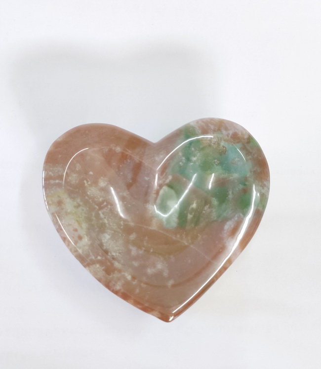 Agate รูปหัวใจ