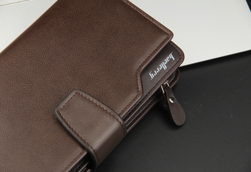 กระเป๋าสตางค์ผู้ชายใบยาว MZ-022 [มีซิป]