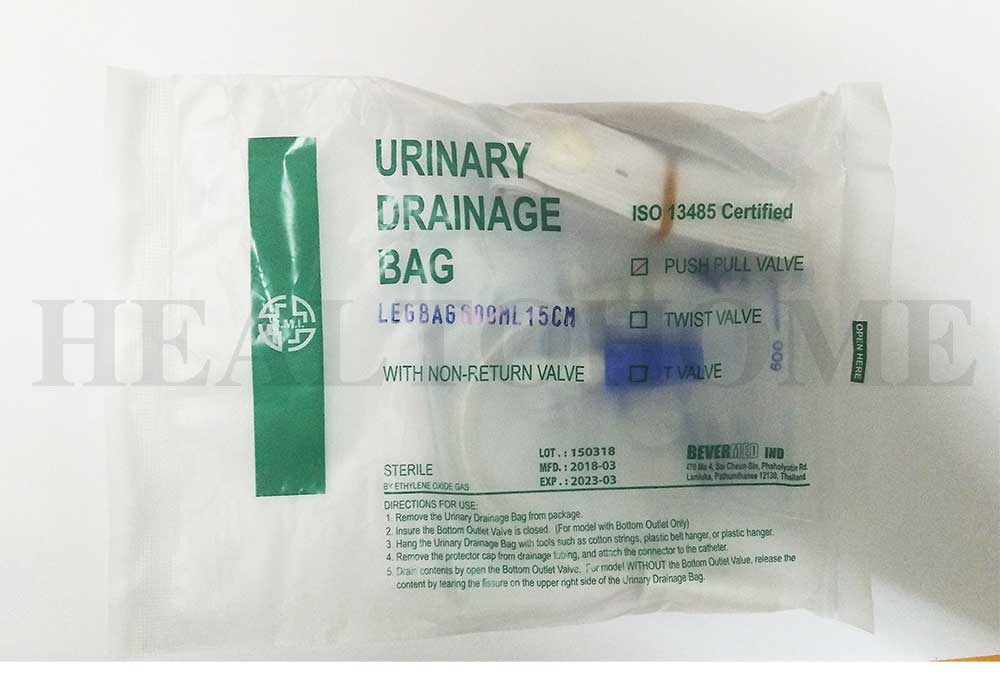 BMI ถุงปัสสาวะติดขา Urinary drainage bag (Leg Bag) 600 มล.
