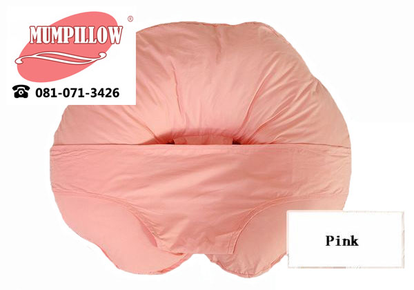 หมอนให้นม 2in1 เป็นทั้งหมอนฝึกนั่งและ หมอนรองให้นม สีชมพู รุ่นใหม่ เพิ่มหมอนรองศีรษะเด็กทารก
