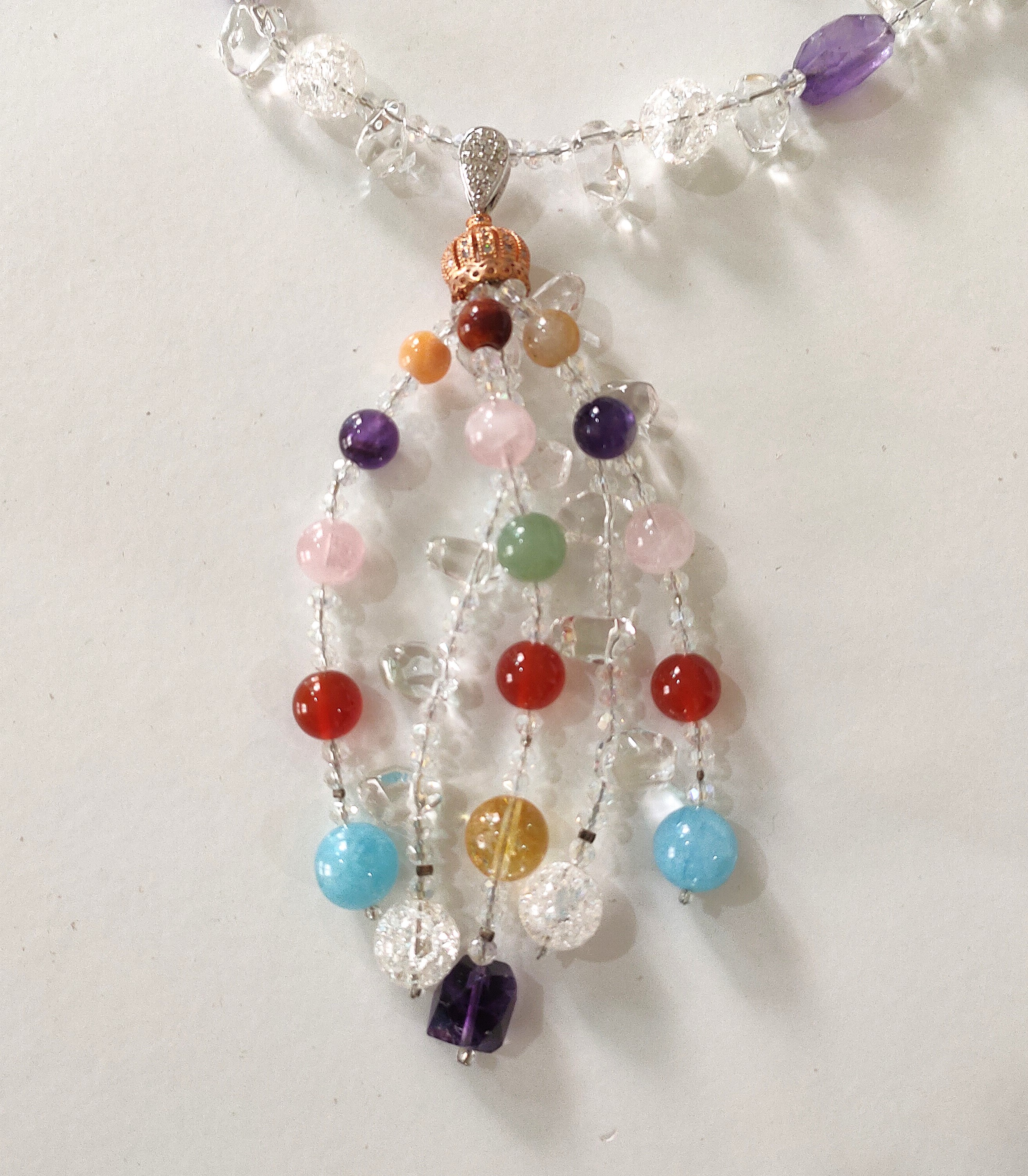 สร้อยคอแฟชั่น (หินสีรวม)