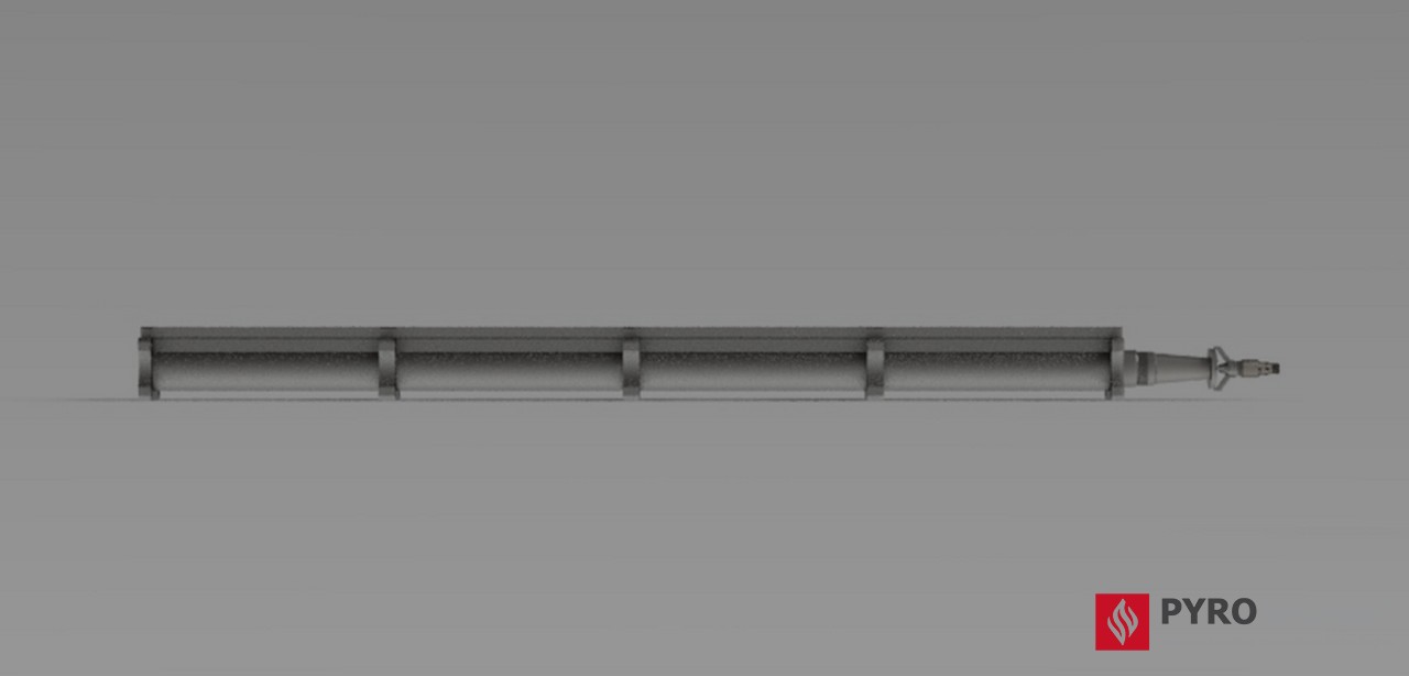 หัวเตาแก๊ส ตรงยาว LD305-ST-4 Liear Modular Tank Heating Burner ความยาวโมดูล 30ซม - 3.0ม กำลัง 6-60 กิโลวัตต์ สำหรับถังต้มถังต้มอุตสาหกรรมทรงสี่เหลี่ยม