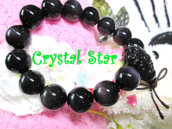 สร้อยข้อมือเรนโบว์ออปซิเดียน เกรด 7A