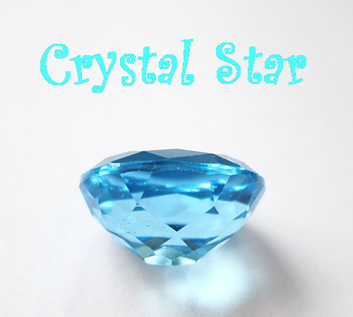 Blue Topaz รูปทรงไข่