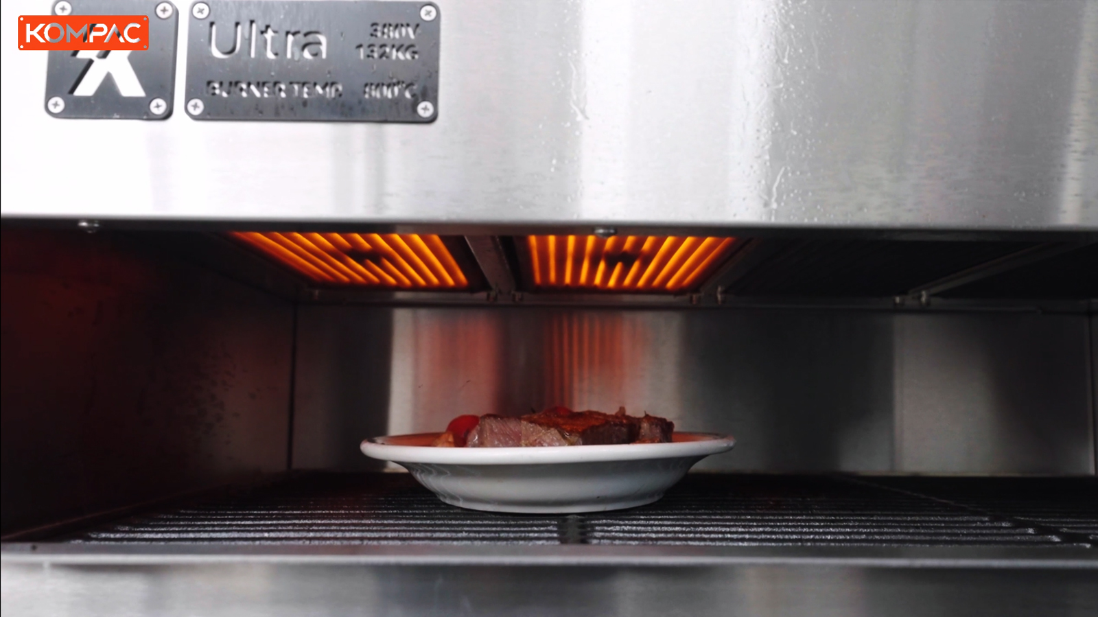 KOMPAC x ND-1 500-800°C Ultra Chef Series Electric Steakhouse Broiler Grill l เตาย่างสเต็กอินฟาเรด 500-800องศาเซลซียส ขนาดใหญ่ ระบบไฟฟ้า สำหรับร้านอาหาร