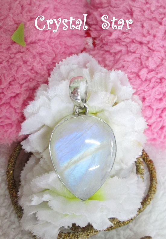 จี้ Moonstone หยดน้ำใหญ่