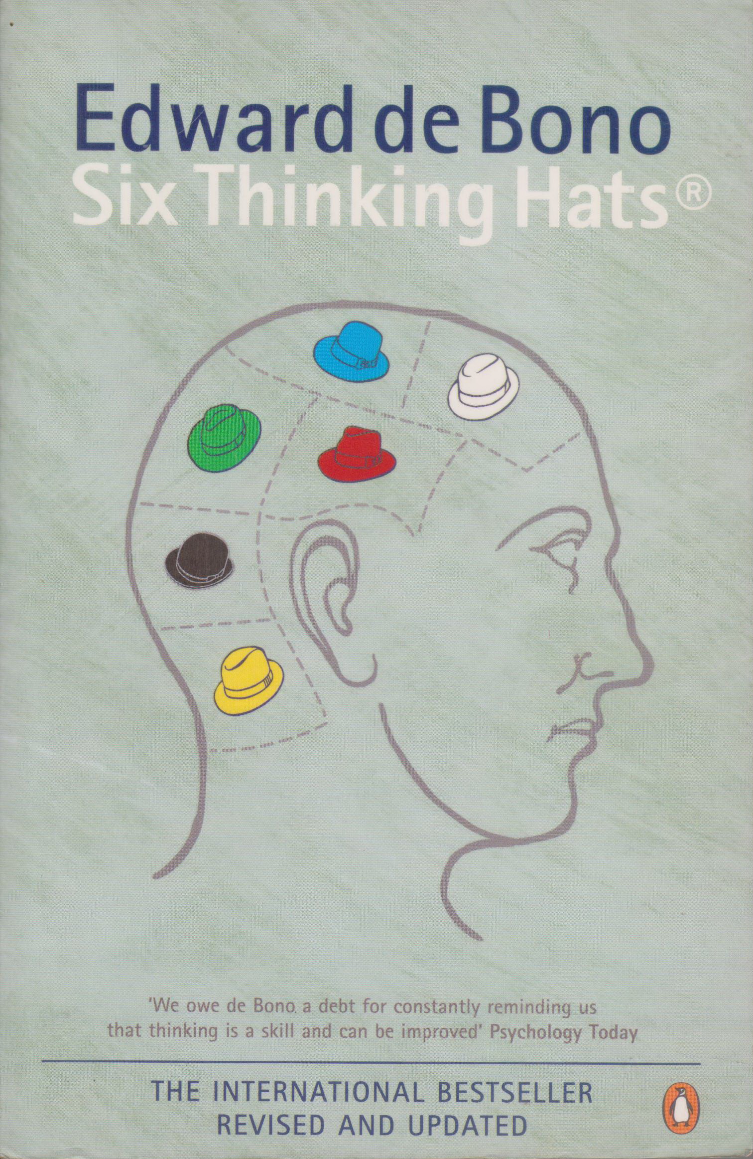หนังสือภาษาอังกฤษ Six Thinking Hats หมวก 6 ใบ คิด 6 แบบ by Edward de Bono