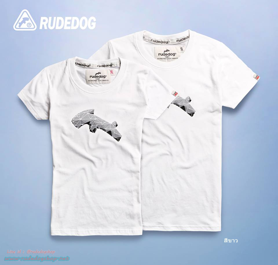 เสื้อยืดคอกรมแขนสั้น rudedog รุ่น BIGDOG 2019 Size M