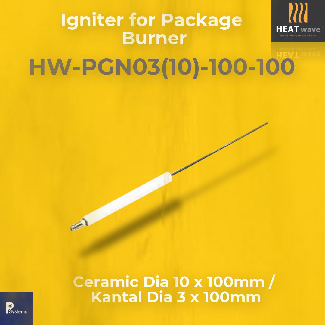 HEATwave Strength Type Flame Sensor Dia 10 x 100mm / KANTAL Dia 3 x 100mm for Industrial Package Burner l ก้านโลหะหุ้มเซรามิคส์ ทรงตรง สำหรับตรวจจับเปลวไฟ เครื่องพ่นไฟอุตสาหกรรม