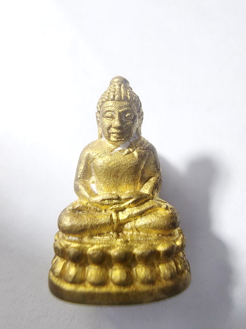 หลวงปู่เพ็ง พระกริ่ง อายุยืน รวยทันใจ ฝังตะกรุด เกศา กล่องเดิม (AC708)
