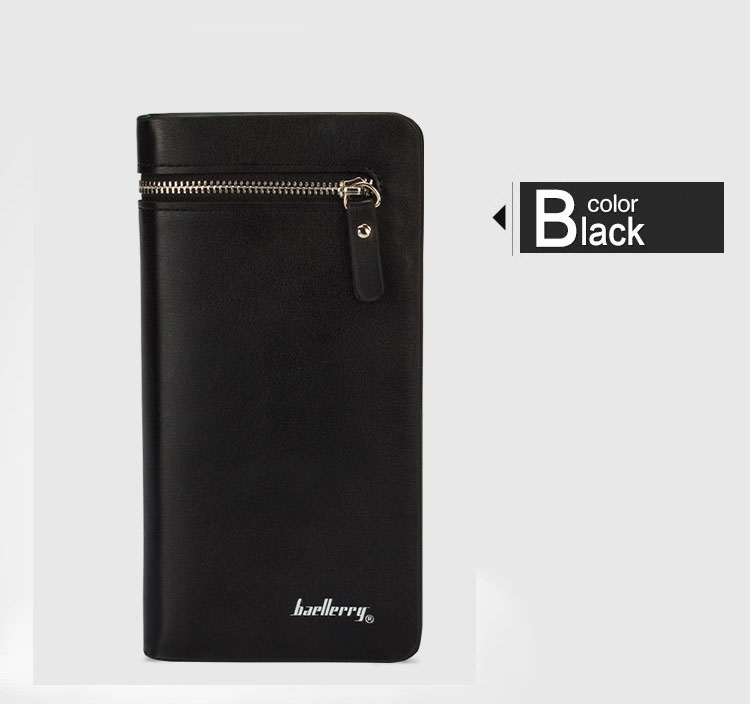 กระเป๋าสตางค์ผู้ชายใบยาว MZ-020 [มีซิป]