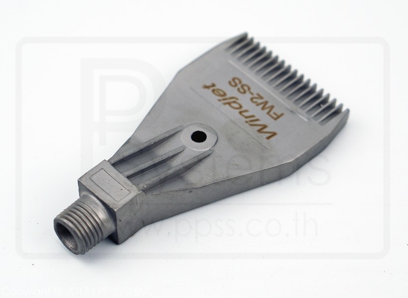 WINDJET NOZZLE, ORIFICE 16HOLES, STAINLESS STEEL 1/4" BSPT l หัวฉีดพ่นลม สแตนเลสสตีล